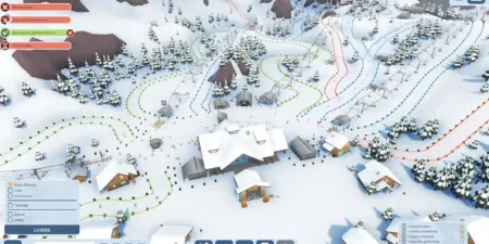 Snowtopia Ski Resort Builder Free Download SteamGG.net