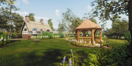 Lawn Mowing Simulator Free Download - SteamGG.net