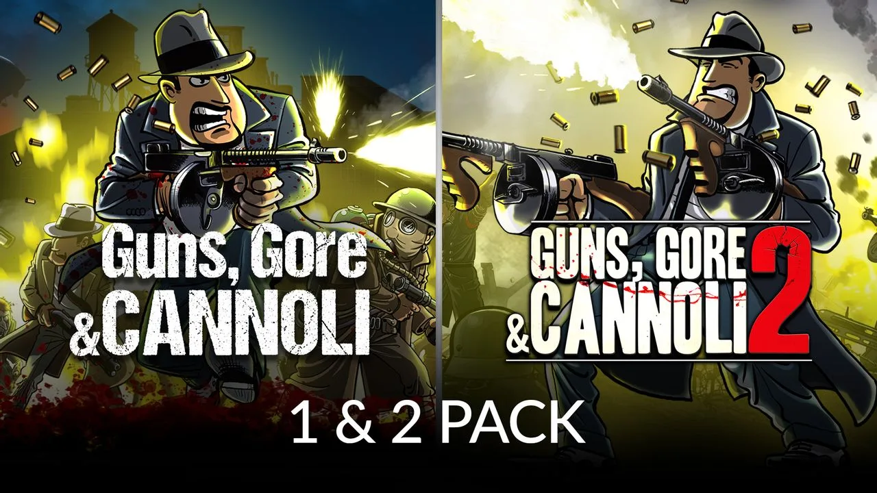 Guns Gore & Cannoli 1 and 2 Pack Free Download - SteamGG.net Guns Gore & Cannoli 1 and 2 Pack Free Download - SteamGG.net