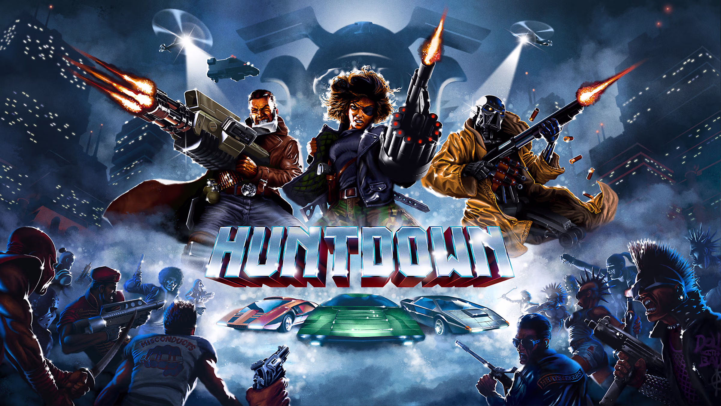 HUNTDOWN Free Download on SteamGG.net HUNTDOWN Free Download on SteamGG.net